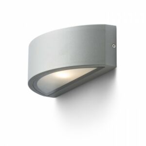 LESA fali lámpa ezüstszürke  230V E27 26W IP54 Kültéri-Vízálló