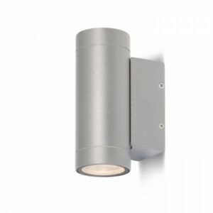 MIZZI II ezüstszürke - kültéri fali lámpa 230V GU10 2x35W IP54 Kültéri-Vízálló