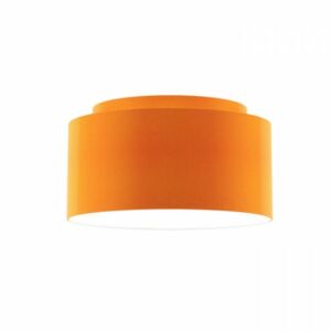 DOUBLE 55/30 lámpabúra  Chintz narancssárga/fehér PVC  max. 23W