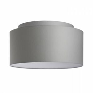 DOUBLE 55/30 lámpabúra  Chintz világosszürke/fehér PVC  max. 23W