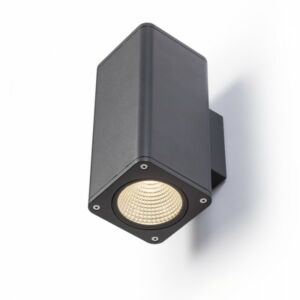 MIZZI SQ II fali lámpa anrtracitszürke  230V LED 2x12W 46° IP54 Kültéri-Vízálló  3000K