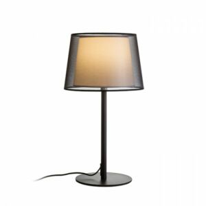 ESPLANADE asztali lámpa fekete/fehér króm 230V E27 42W