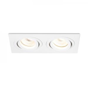 PASADENA GU10 SQ II süllyesztett lámpa fehér  230V GU10 2x50W