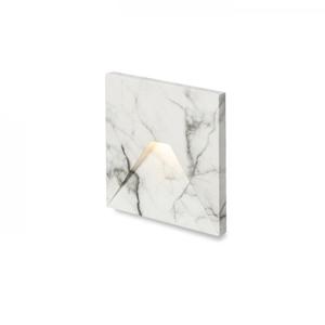 CRISPI süllyesztett lámpa  dekoratív fehér márvány 230V LED 3W  3000K - IP54 Kültéri-Vízálló transzformátorral együtt