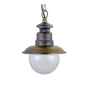 Limassol kültéri függeszték e27/60w fekete/arany ip44