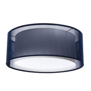 Bps - Viventi mennyezeti lámpa átlátszó sötét kék /fehér búrával-50cm