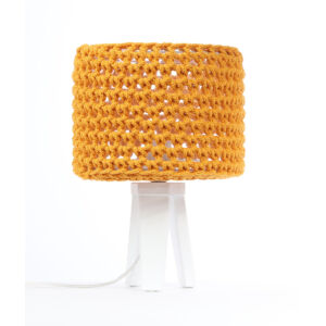 Bps - ARIADNA horgolt asztali lámpa, 25cm- narancssárga