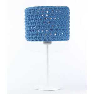 Bps - ARIADNA horgolt asztali lámpa, 25cm- kék