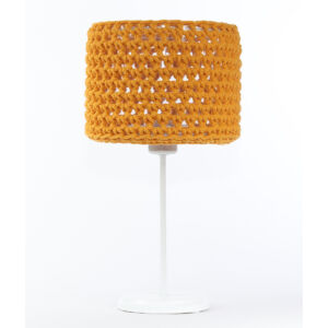 Bps - ARIADNA horgolt asztali lámpa, 25cm- narancssárga