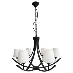 LONDYN Csillár 6X60W E27 fekete - Candellux