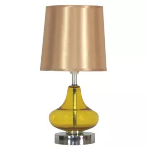 Candellux-ALLADINA asztali lámpa, 1x40W- borostyán