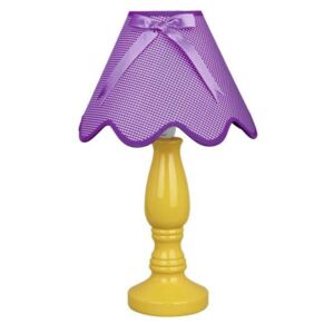 Candellux- LOLA asztali lámpa, gyermekszobai, 1x40W- lila