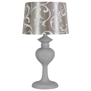 BERKANE Asztali lámpa 1X40W E14 Szürke - Candellux