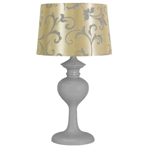 BERKANE Asztali lámpa 1X40W E14 Szürke  /Beige - Candellux