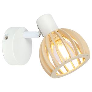 ATARRI Fali lámpa 1X25W E14 Fehér- Wood