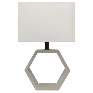 VIDAL Asztali lámpa CERAMICZNA 1X40W E27 Beige - Candellux