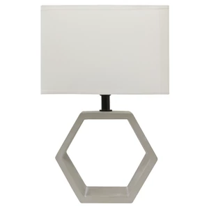 VIDAL Asztali lámpa CERAMICZNA 1X40W E27 Beige - Candellux