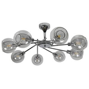 OZZO Függeszték 5  8X40W E14 Króm Transpoarent Üveg - Candellux
