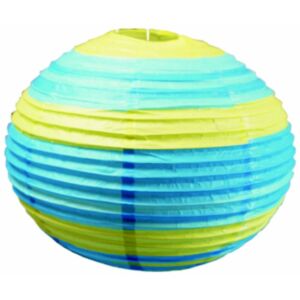 Kokon színes papír gömb kék-zöld  függeszték 50 cm E27-Candellux