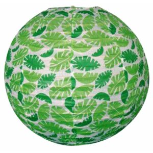 Kokon színes papír gömb zöld leveles E27 50 cm -Candellux