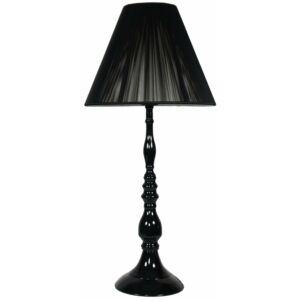 Candellux- GILLENIA asztali kúpos lámpa 1x60W- fekete