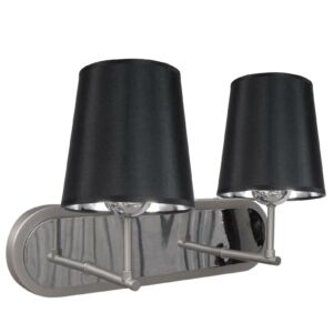Candellux- MILONGA fali lámpa 2x60W- fekete