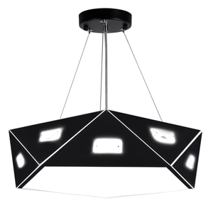 Candellux- NEMEZIS ötszögletű függeszték lámpa, 3x40W-fekete
