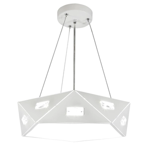 Candellux- NEMEZIS ötszögletű függeszték lámpa, 3x40W-fehér