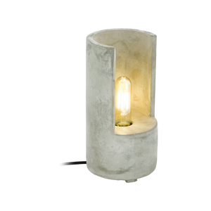 Asztali lámpa E27 1x60W 27cm beton szürke Lynton