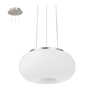 Eglo Függeszték2X60W E27 Matt nikkel/opál Optica