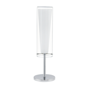 Eglo Asztali Lámpa Lámpa E27 1X60Wkróm/Fehér Pinto