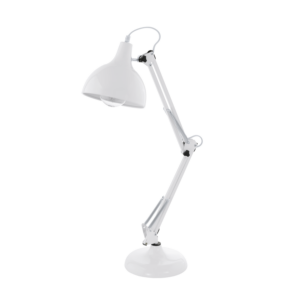 Eglo Asztali Lámpa E27 60W Fehér Borgillio
