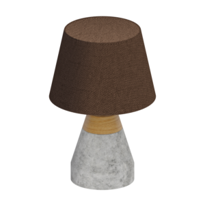 Eglo Asztali Lámpa E27 1X60W barna/szürke Tarega