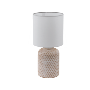 Eglo Asztali Lámpa E14 1X40W Krém/Fehér Bellariva