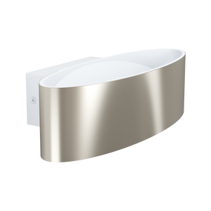 Led Eglo Fali Lámpa 10W Mattnikkel/Fehérmaccacari