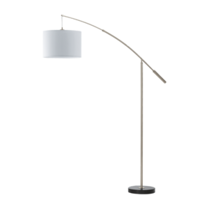 Eglo Álló Lámpa E27 1X60Wmnikkel/Fehérnadina