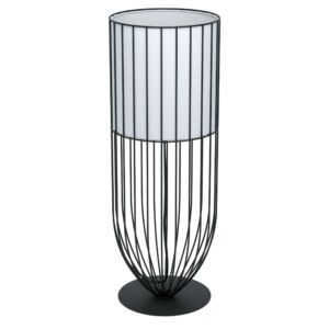 Eglo Asztali lámpa E27 1x60W fekete/fehér Nosino
