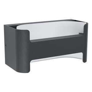 Eglo - LED Kültéri fali lámpa 4,8W IP44 fehér/fekete Passirano