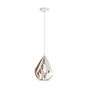 Függeszték E27 60Wfehér/arany Carlton1