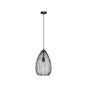 Függeszték E27 1x60W fekete Clevedon