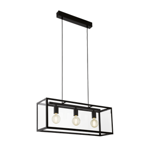 Függeszték E27 3x60W 78x25cm fk Charterhouse