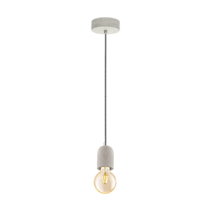 Függeszték.E27 1x60Wbeton/fekete-fehér Yorth