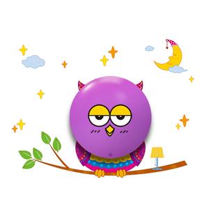 Milagro - OWL - fali lámpa Lila bagoly