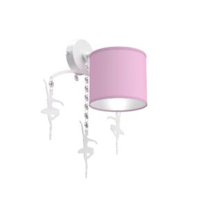 Milagro - BALETNICA PINK  - Gyerekszobai lámpa - Fali lámpa rózsaszín