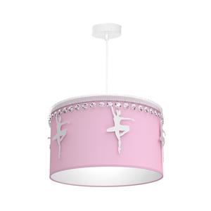 Milagro - BALETNICA PINK - függeszték lámpa - gyerekszobai  rózsaszín 1XE27