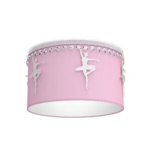 Milagro - BALETNICA PINK - mennyezeti lámpa - gyerekszobai  rózsaszín 1xE27