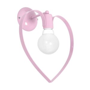 Milagro - AMORE - Fali lámpa - Gyerekszobai rózsaszín