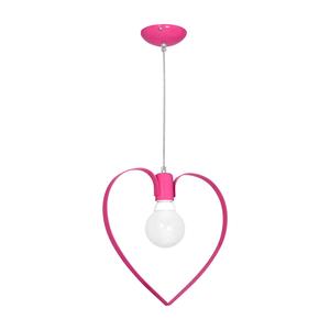 Milagro - AMORE - Pink - Függeszték - Gyerekszobai 1-es - sötét rózsaszín 1xE27