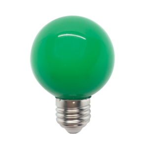 Színes Led Izzó gömb, zöldG45 3W E27 - Elmark