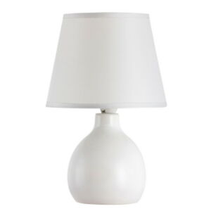 Ingrid, ceramic table lamp with fabric shade - Rábalux